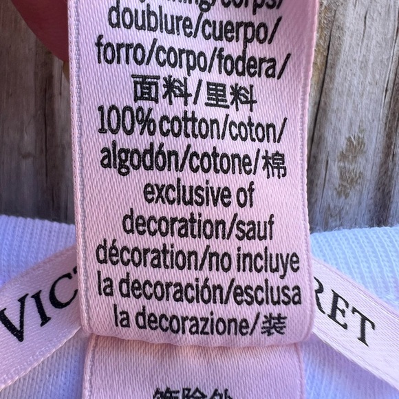 NWT Victoria's Secret White Cotton Rib Tank Slip Dress Sz Medium - Picture 7 of 9